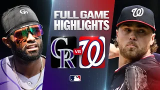 ROCKIES vs NATIONALS Full Game Highlights August 27 2026 MLB Season