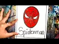 Spiderman Cartoon clipart Face Drawing