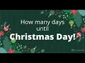 how many weeks until christmas or days or until christmas