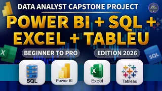 Data Analyst Full Project Tutorial SQL Excel Power BI Tableau End to End Edition 2026