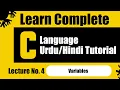 C Programming Lecture 4 VARIABLES in C Language Simple Tutorials for Beginners