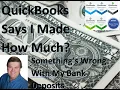 QuickBooks Bank Deposit Errors