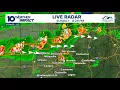 Tracking storms moving out of central Ohio Live radar