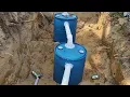 Blackwater septic system for my camper part 1