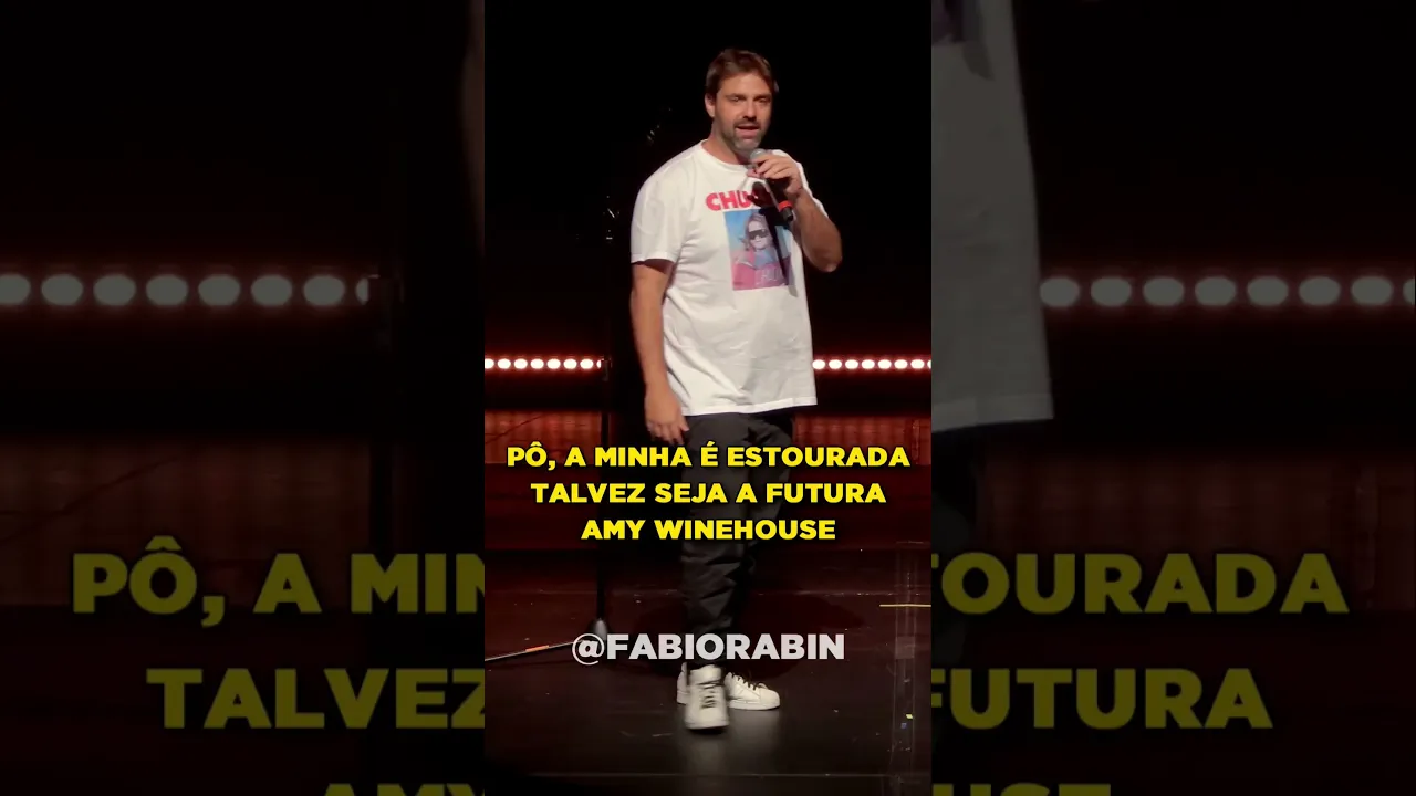 O Tiozão do Lollapalooza ???? #shorts #humor #standup #fabiorabin #comedia #lollapalooza #billieeilish