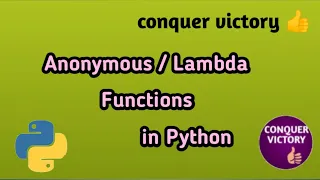 25 Anonymous Lambda functions in Python in Tamil