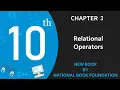 Relational Operator Lect-28 Class 10 Computer Science New Book Chapter 3