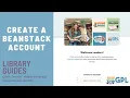 Library Guides Create a Beanstack Account