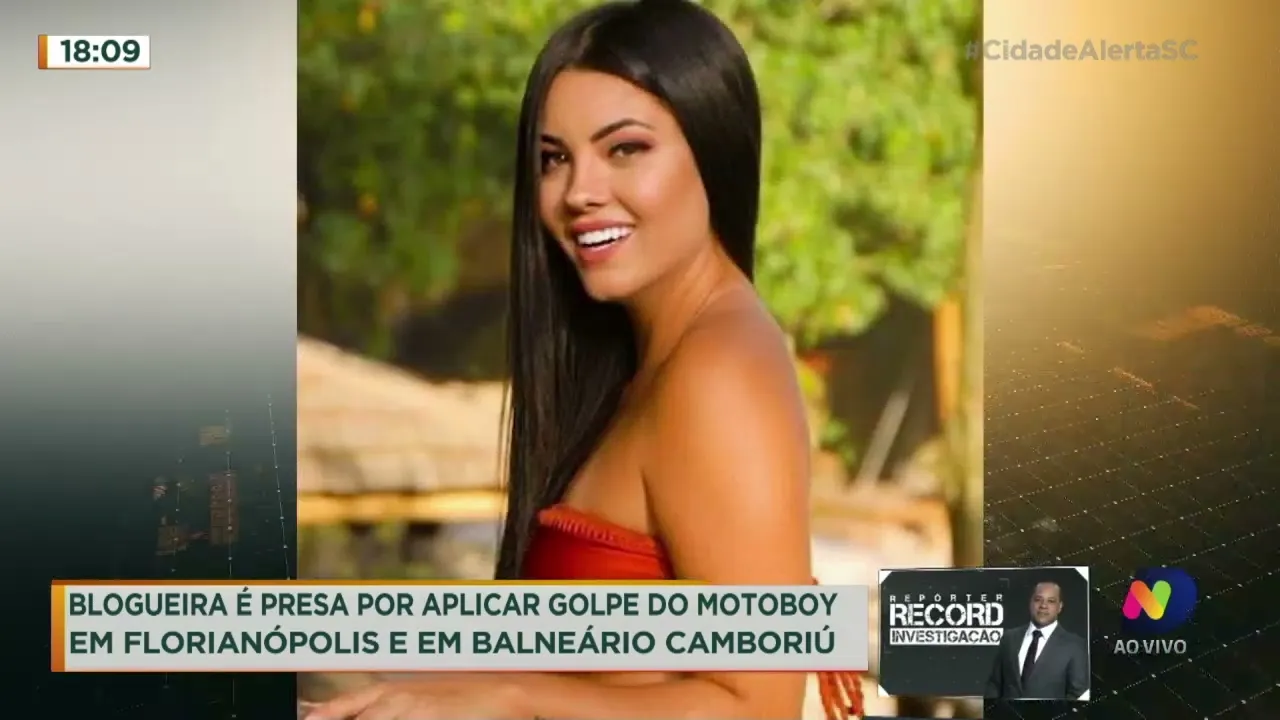 Blogueira é presa por aplicar golpe do motoboy