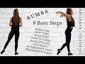 8 Rumba Basic Steps every Beginner should Learn || Rumba Dance Beginner Steps Tutorial