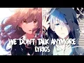 Download Lagu Nightcore → We Don't Talk Anymore (Switching Vocals)