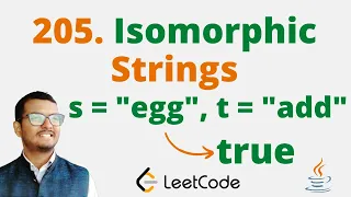 205 Isomorphic Strings Java Leetcode Hindi