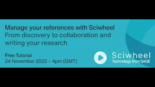 Manage your references with Sciwheel From discovery to collaboration and writing your research