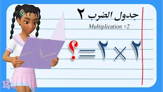 تعليم جدول الضرب للأطفال جدول الضرب 2 Multiplication 2  تعليم جدول الضرب للأطفال جدول الضرب 2 Multiplication 2