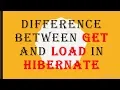 Difference Between get and load method in Hibernate Hibernate