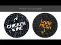Chicken Wire vs Wire Mesh Which You Should Choose