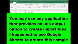 SQL Developer - Bulk Insertion of Data Using XLS Files