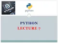 Python Tutorial for Beginners Day 7 with Python