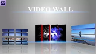video wall after effects tutorial