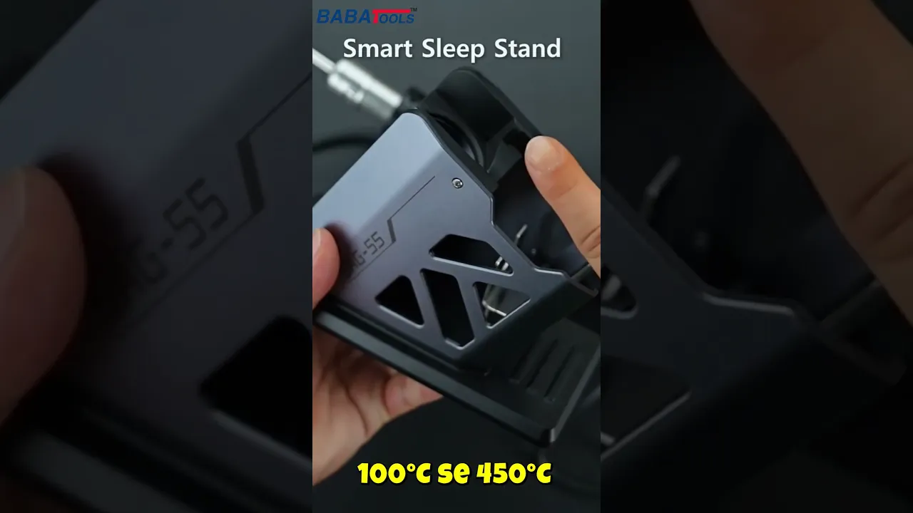 FNIRSI SAG-55 Intelligent 550W Hot Air Gun LCD Digital BGA Rework Station Soldering Tool