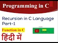 Recursion in C Language Function in C Language C Language Tutorial Rahul Sharma in Hindi