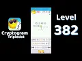 Cryptogram Tripledot Level 382 Answer SolutionGuruji