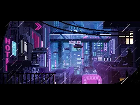 CyberPunk | 80’s Synthwave | Retrowave | Vibe | Upbeat Chill Study Work Mix | 1 hr. Continuous
