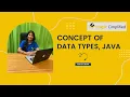 Concept of Data Type JAVA Sandhya Rathi
