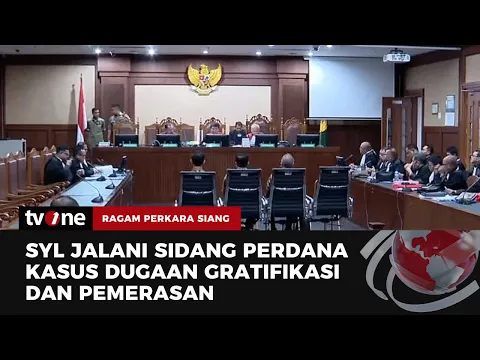 Sidang Perdana Syahrul Yasin Limpo