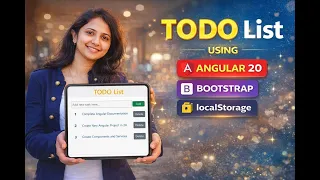 2 TODO List Application using Angular 20 Bootstrap localStorage Projects in Angular 20