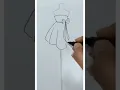 Dress drawing easy idea-3