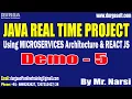 JAVA REAL TIME PROJECT tutorials Demo - 5 by Mr Narsi On 05-12-2022 8 15AM IST