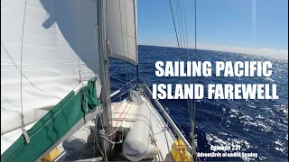 Sailing Pacific Island farewell
