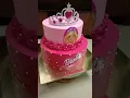 2 tire Barbie doll cake with crown