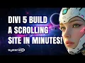 Divi 5 Tutorial Build a Stunning One Page Scrolling Website in Minutes