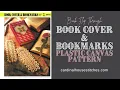 Floral Book Cover and Bookmarks Plastic Canvas Pattern Book Flip Through