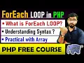 PHP Tutorial - foreach loop in php PHP FOREACH LOOP php tutorial for beginners