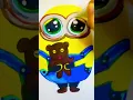 Drawing MINIONS using Markers The Rise of Gru