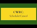 Delgado CWRC How to Schedule and Cancel Appointments