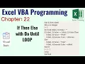 IF Then Else Statement in VBA Excel VBA Programming Chapter 22