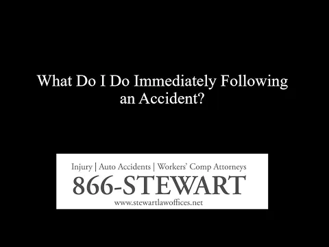 What to Do After an Auto Accident – South Carolina – Stewart Law Offices