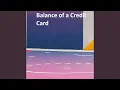 Balance of a Credit Card