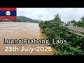 🇱🇦 Plotselinge overstroming treft Luang Prabang op 23 juli 2025