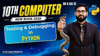 Testing and debugging in python class 10 computer chapter 4