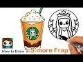 How to Draw a Starbucks S mores Frappuccino Summer Art Series