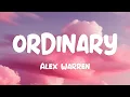 Download Lagu Alex Warren - Ordinary (Lyrics)