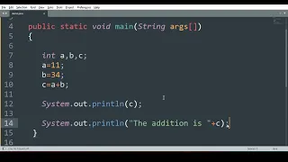 Addition of two numbers in Java