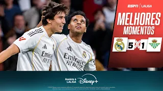 RODRYGO DÁ DUAS ASSISTÊNCIAS, GONZALO GARCÍA ANOTA "HAT-TRICK PERFEITO", E REAL MADRID VENCE O BETIS