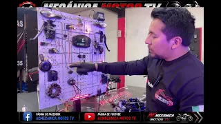 ⚡ E N 40 MINUTOS Aprende Electricidad de una Motocicleta  | Explicación con Maqueta (Clase Completa