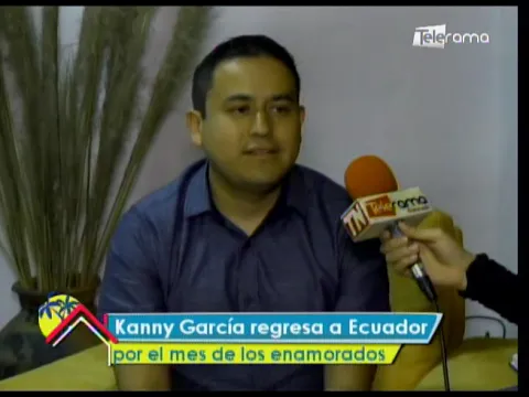 Kanny García regresa a Ecuador por el mes de los enamorados